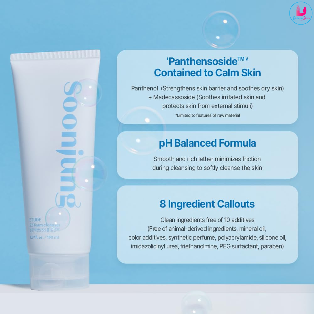 Etude Soonjung 5.5 Foam Cleanser 150Ml